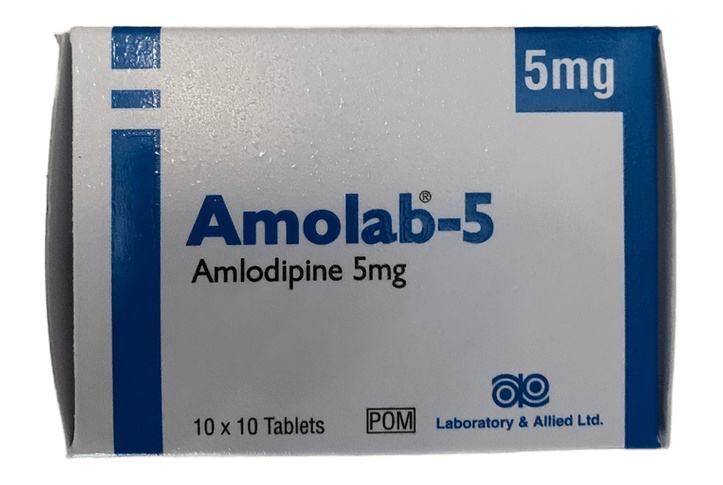 Amlodipine 5mg Comp B/100