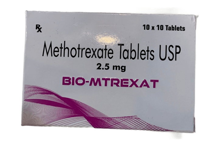 Methotrexate 2.5 mg Tab 100