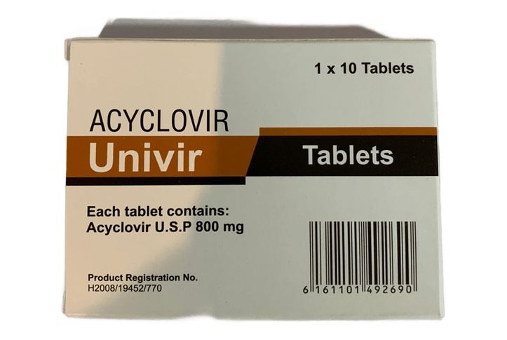 Univir 800mg(Acyclovir) B/10