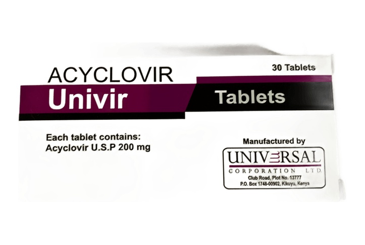 Univir 400mg(Acyclovir) B/10
