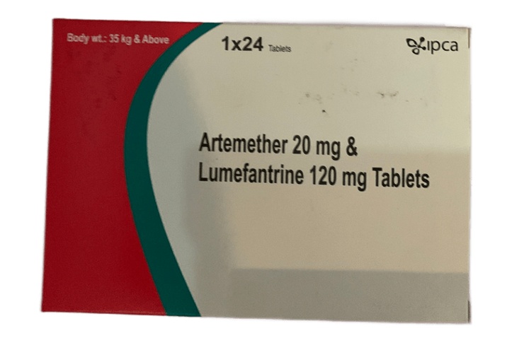 Artemether 20mg & Lumefantrine 120mg Box of 24