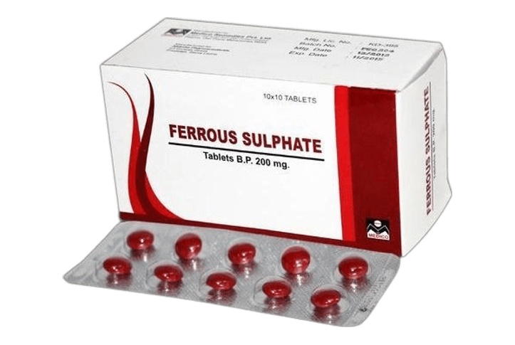 Ferrous Sulphate tab 200mg B/100