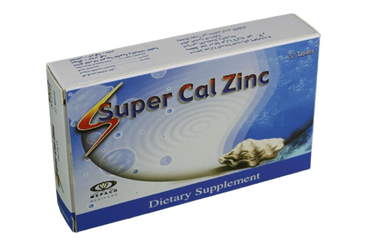 Super Cal Zinc Mepaco Cap B/20
