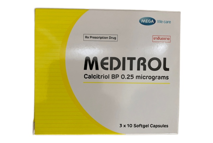 Meditrol (Calcitriol) 0.25Mcg 1 Comp B/30