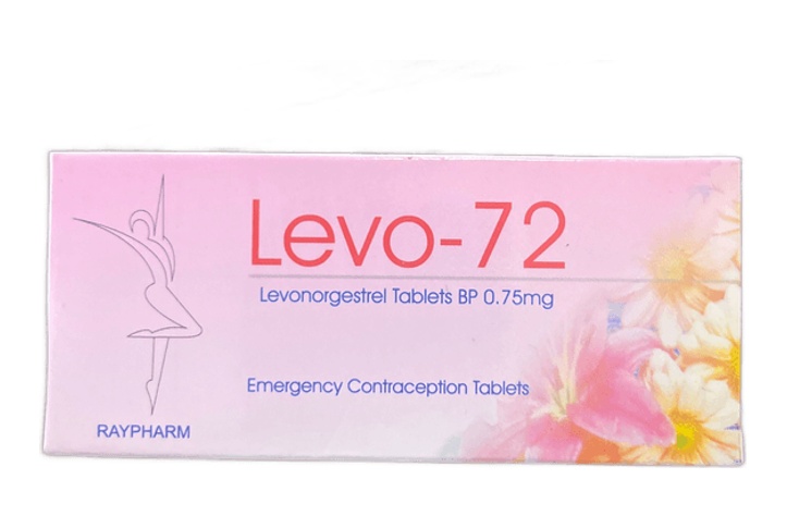 Levo-72 0.75mg 1 tab Box of 2 (levonorgestrel)