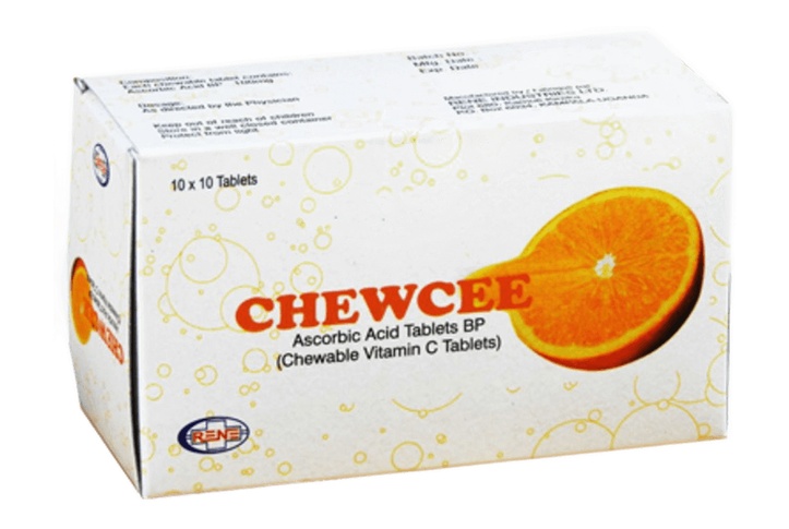 VITAMIN C 100MG CHEWABLE TABS