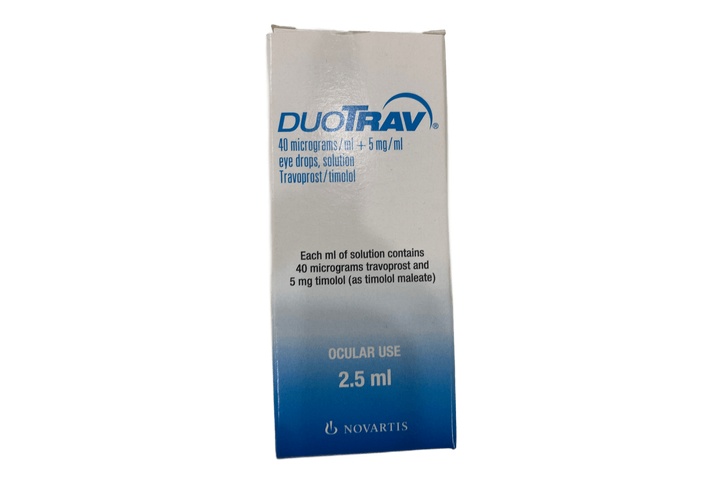 Duotrav (Travoprost+Timolol) 2.5ml Collyre