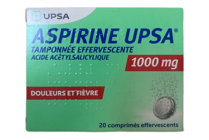 Aspirine+VIT C UPSA Effervescent 1 Tube of 10