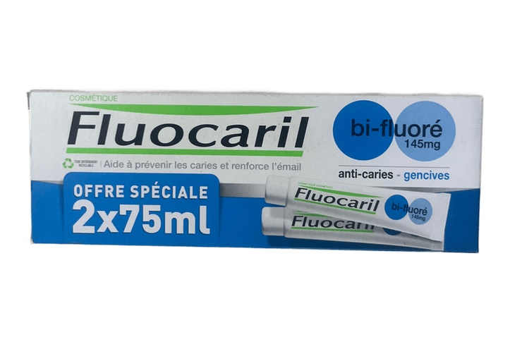 Fluocaril Bi-Fluore 145mg Blancheur 75ml B/2