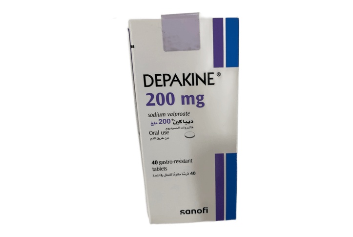 Depakine 200mg 1 Tab box of 40