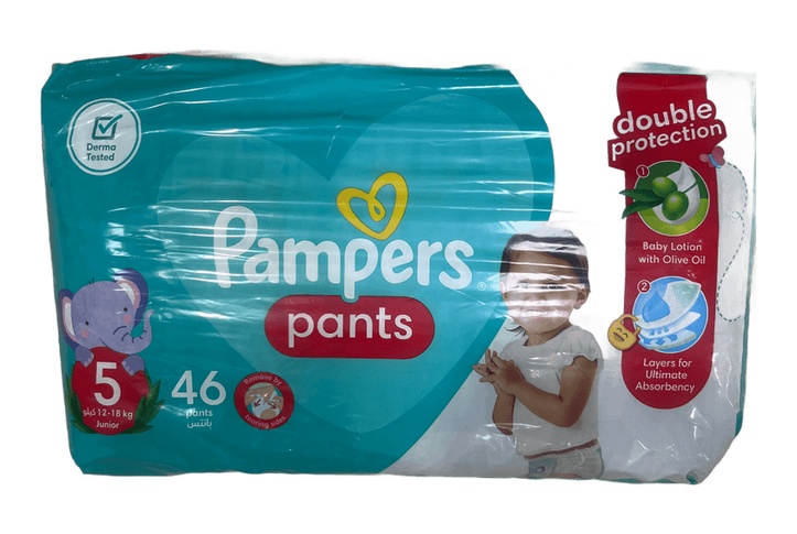 Pampers PANTS JUNIOR UNISEX U/Sex Jp 3*46 - Size 5/