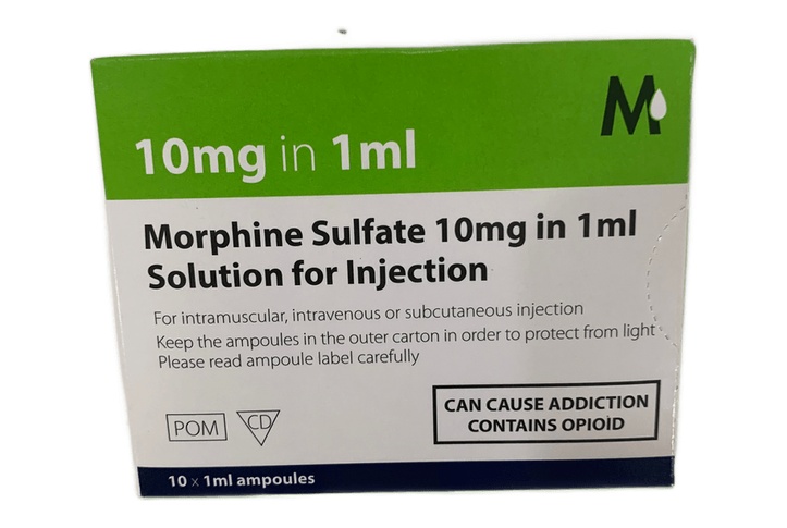 Morphine Sulphate 10mg/1ml Injection