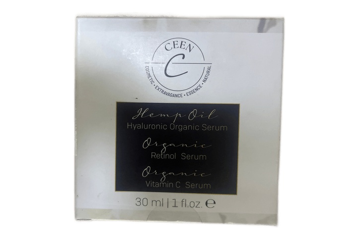 CEEN Anti-Aging Set(Hyaluronic Organic, Vitamin C, Retinol) 30ml/1fl