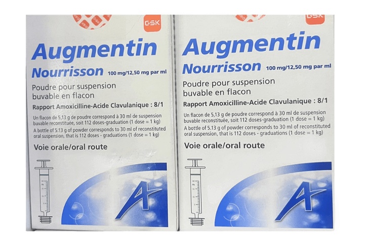 Augmentin Nourrisson Susp.100 mg/12,5 mg/ml 30ml