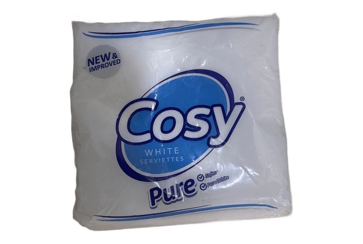 Cosy white servievettes 100s