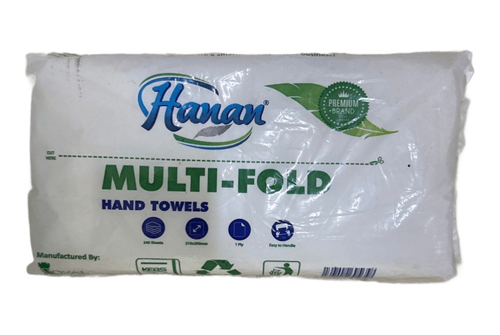 HANAN MULTI HAND TOWEL 240 SHEETS