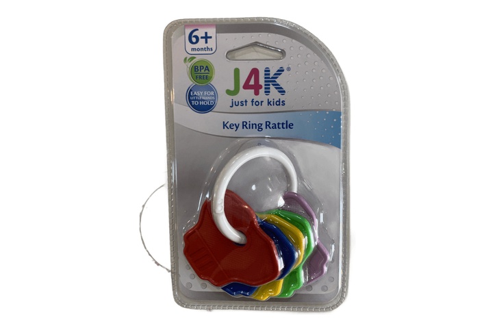 J4k Key Ring Rattle 6+m