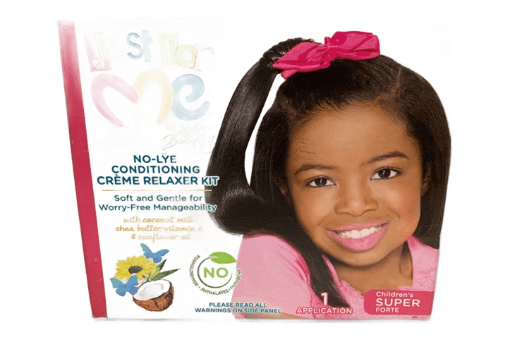 JUST FOR ME CONDITIONING CREME RELAXER KIT SUPER