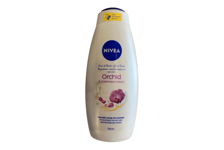 Nivea shower gel orchid & cashmere extra 750ml