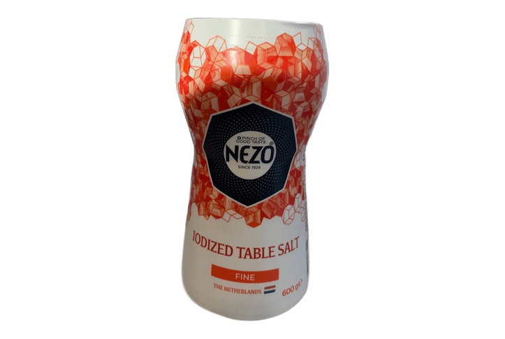 NEZO Iodized table Salt fine 600gr
