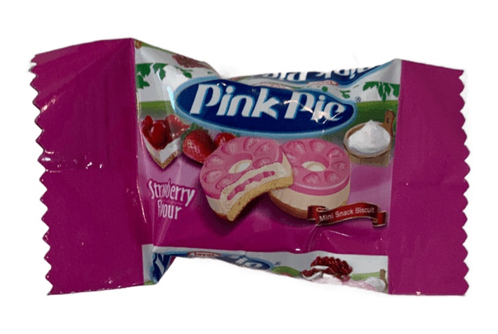 Tayas Pink Pie Strawberry Mini Biscuits..