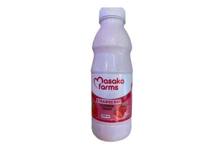 Masaka Yoghurt Strawberry bottle 500ml