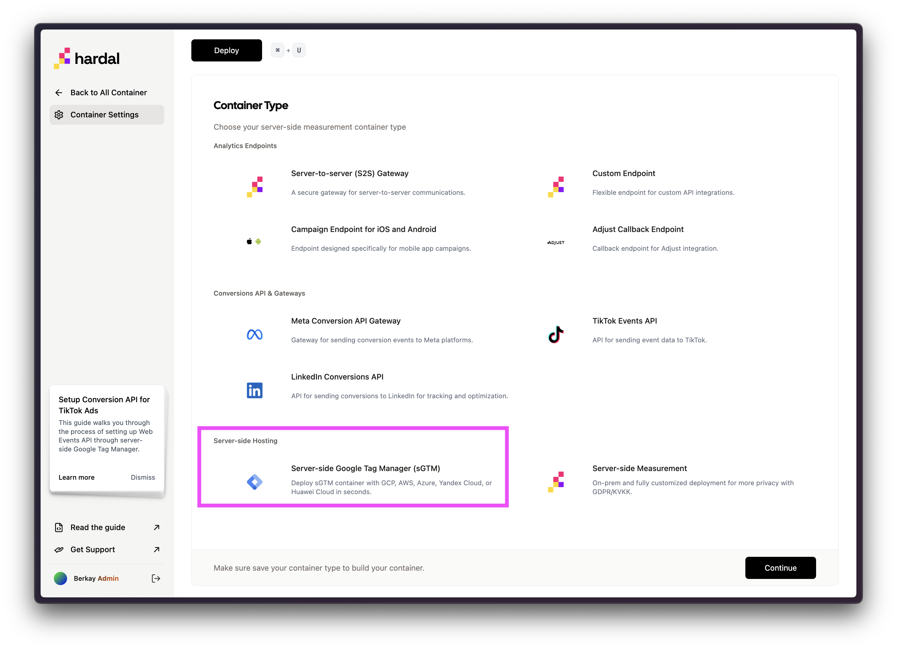 Server-side Tagging Hardal