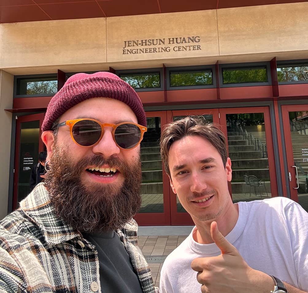 Stanford University campus visit (April 2025)