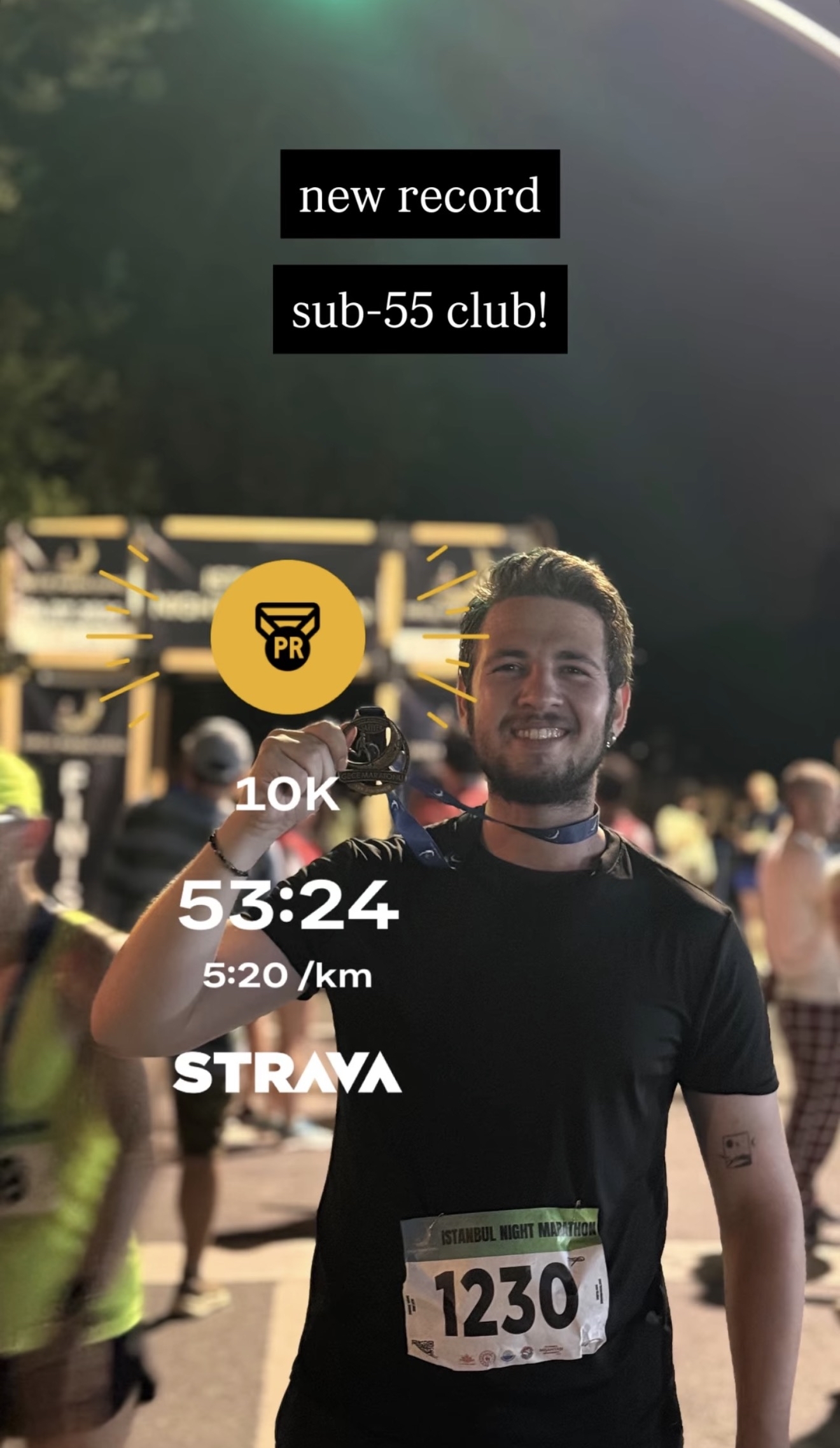Hardal Running Club member at a race
