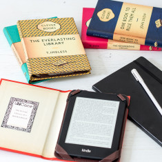 Klevercase Universal Kindle and Ereader or Tablet Case With Hardback Book  Cover Design Gift for Book Lovers 