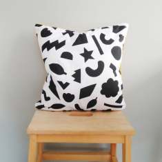 ***NEW*** SHAPES Cushion Black/Yellow