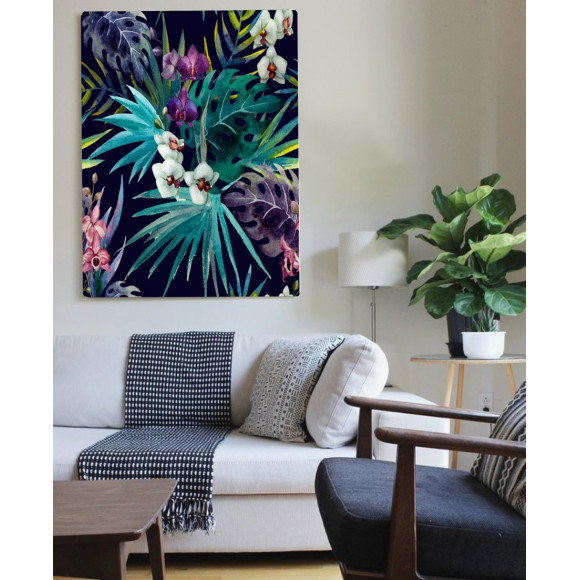 Botanical Panama palm canvas | hardtofind.