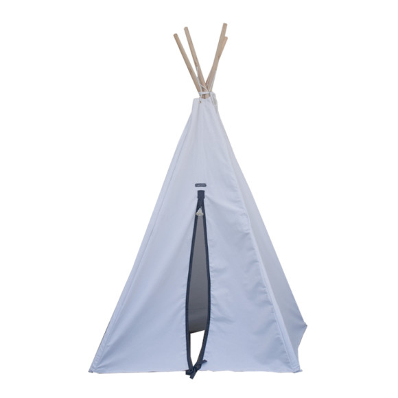 Natural canvas kids teepee tent