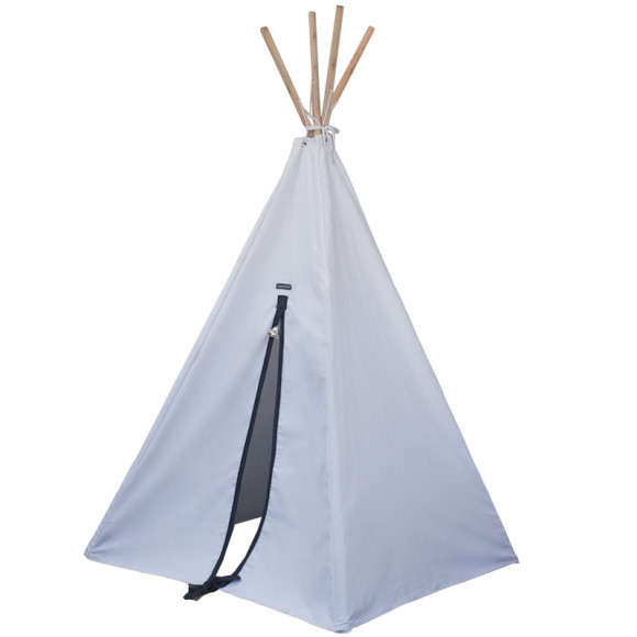 Natural canvas kids teepee tent