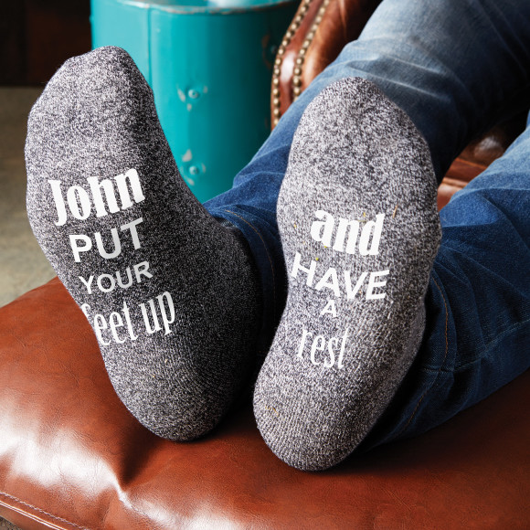 Men's personalised novelty socks | hardtofind.