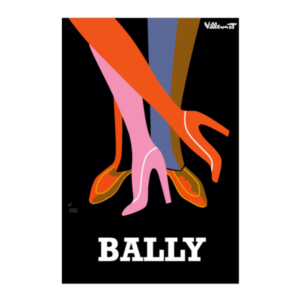 Bally legs vintage poster | hardtofind.