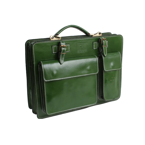 green laptop bag