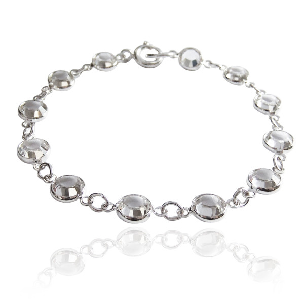 Swarovski bracelet chain top