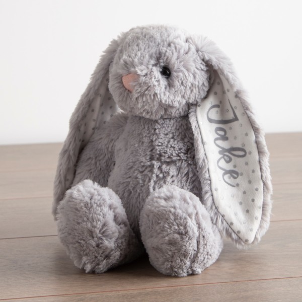 grey rabbit soft toy