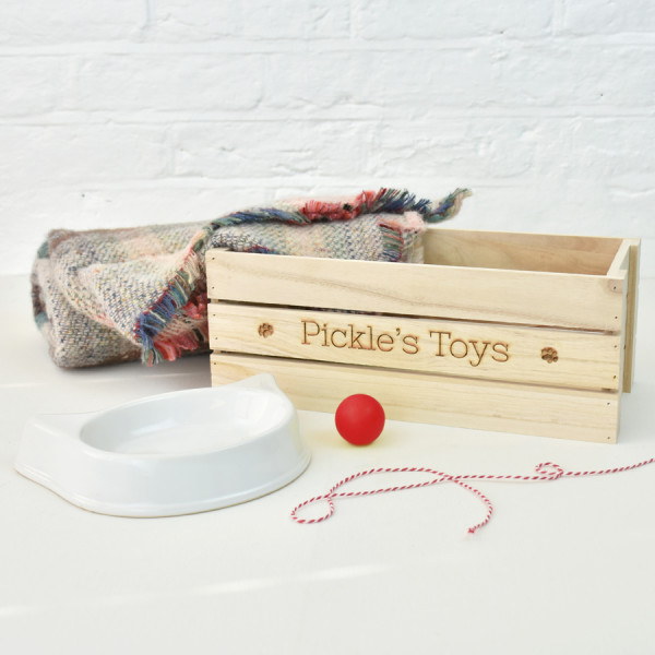 Dogs personalised store toy box