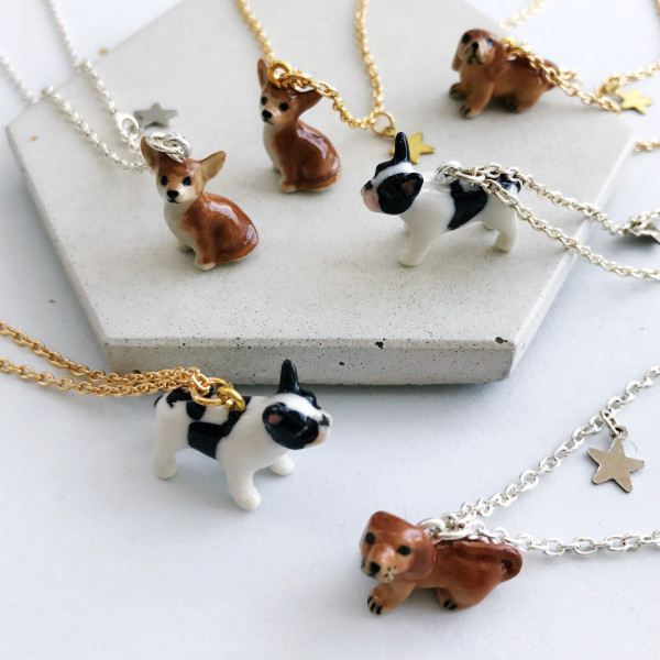 Necklace with store your dog's picture