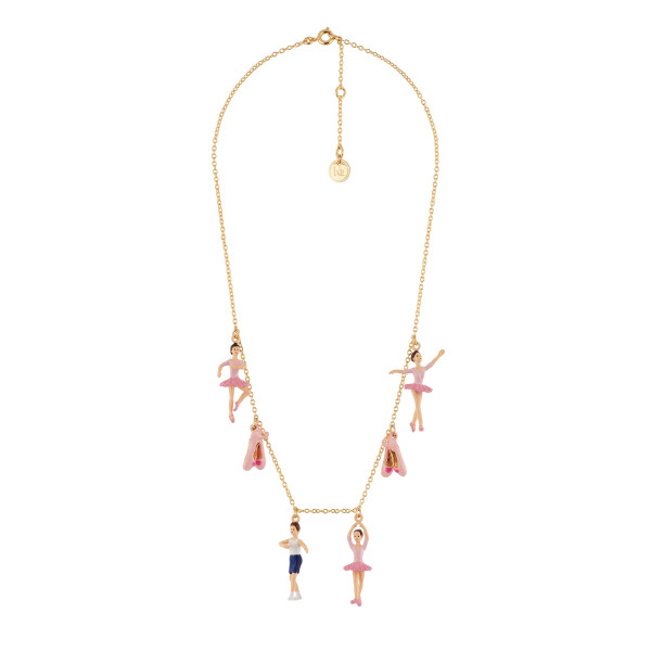 Ballet Dancers and Ballet Shoes Necklace