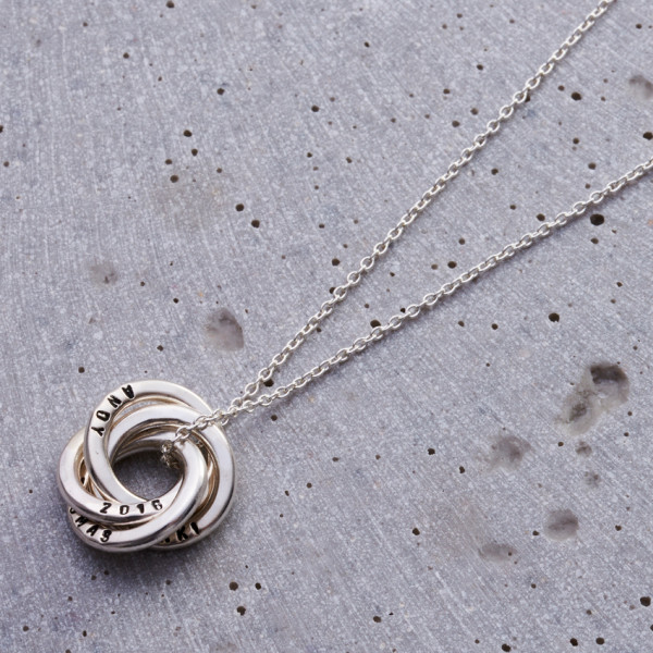 Four ring russian necklace clearance