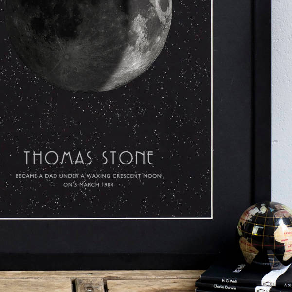 Personalised Moon Phase Print   – Oakdene Designs