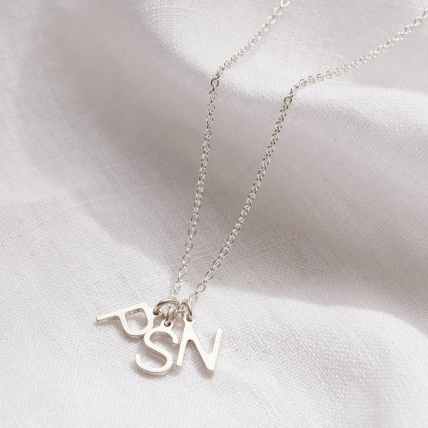 Family 2024 initial necklace