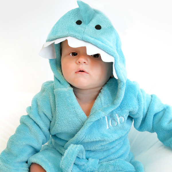 baby shark dressing gown