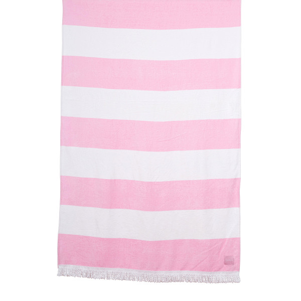 Pink striped towels 2025