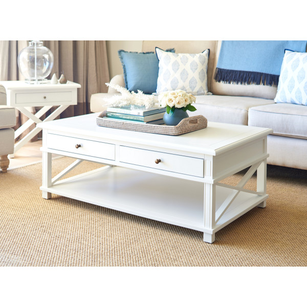 Hampton coffee store table white