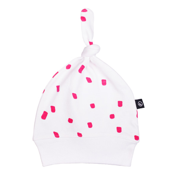 pink baby beanie