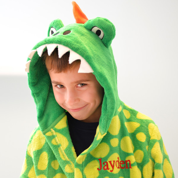 Childrens dinosaur sales dressing gown